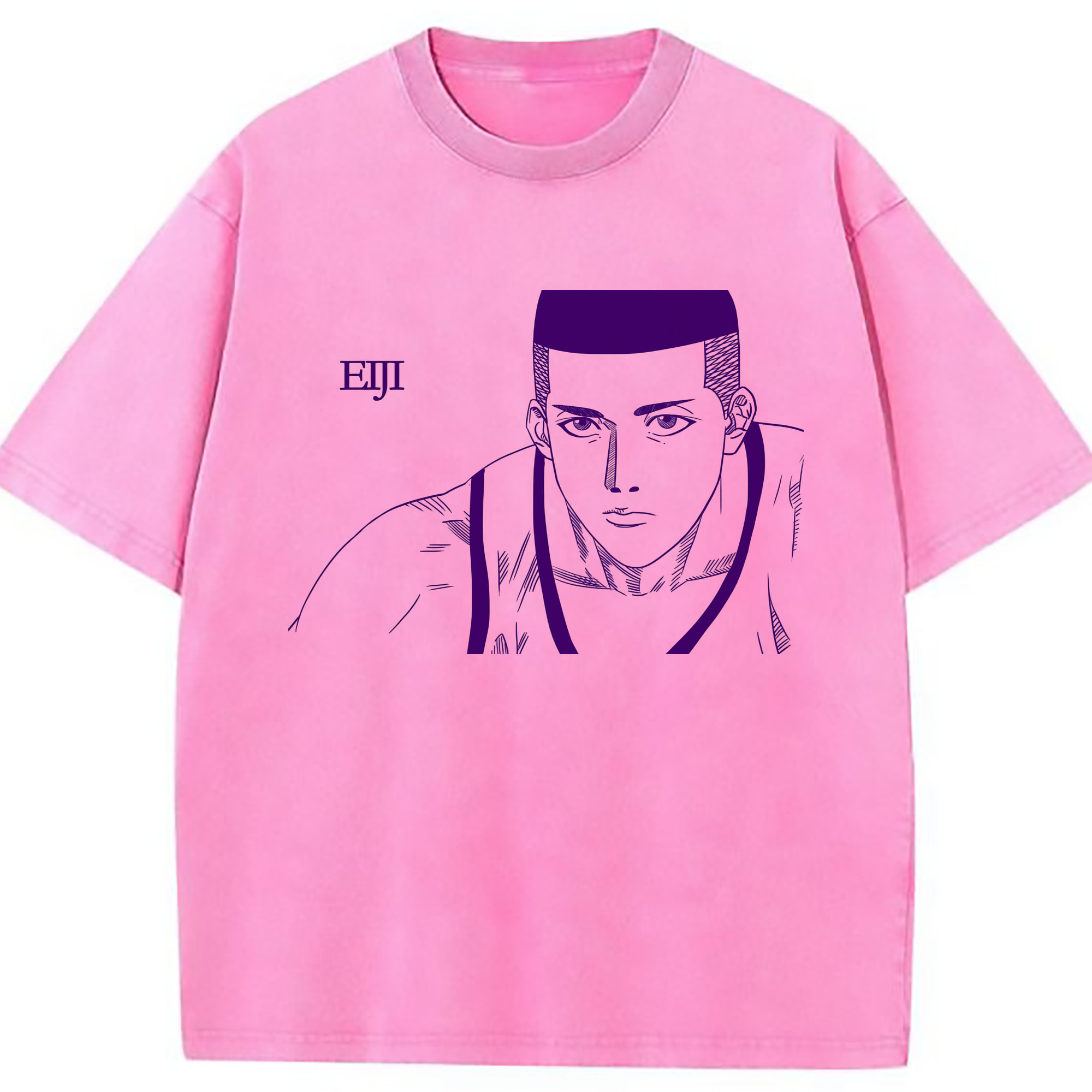 （画像用） SLAM DUNK／スラムダンク 綿100% ヴィンテージ風 半袖Tシャツ（フロントプリント）